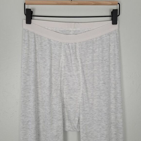 Patagonia Size M Vintage Capilene Base Layer Bottom Pants Light Gray Heathered - Picture 3 of 12
